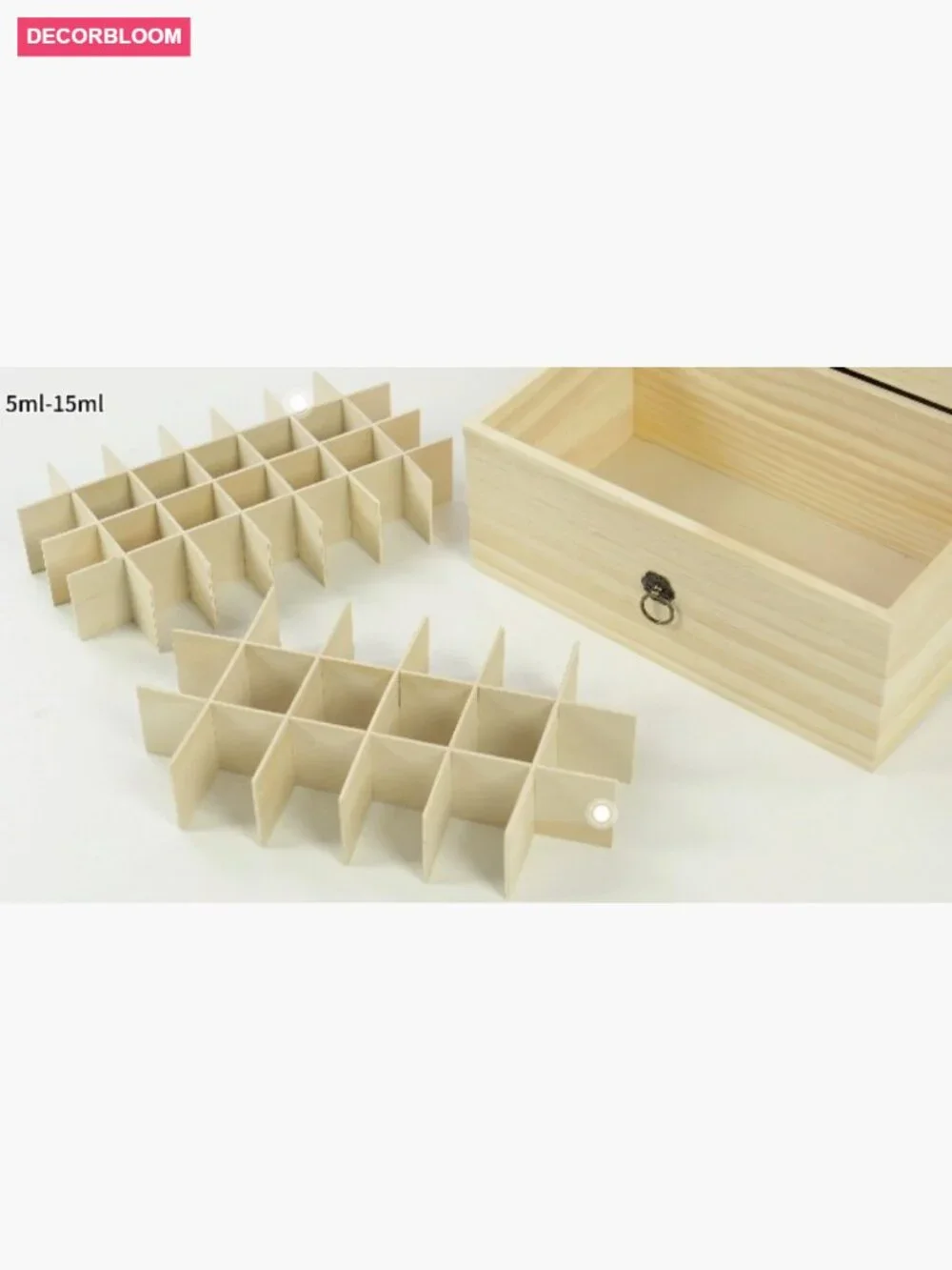 Wooden Essential Oil Storage Box Holds 112 Bottles 5-30ml